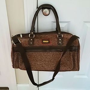 Vintage Leisure Fabric Carry-on Bag